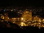 Vue de Cuzco de nuit depuis notre hôtel