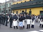 Tête du cortège, bien surveillée