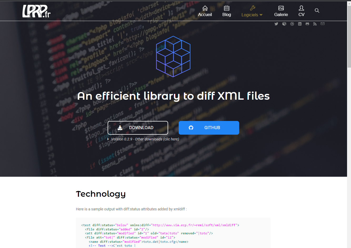 libxmldiff page