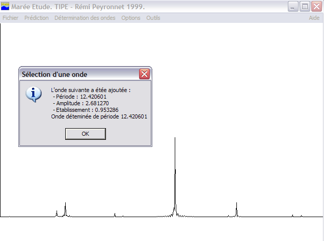 Determination d'une onde