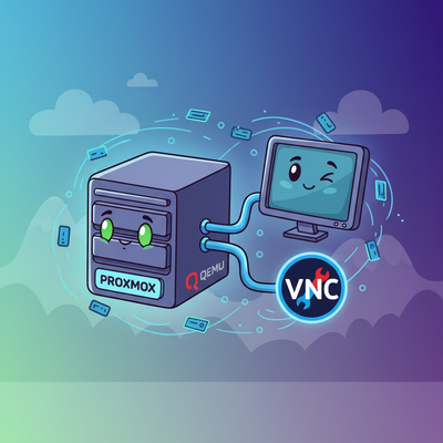 Accès distant VNC avec Proxmox/QEMU