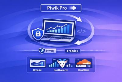 Compare some free web analytics and migrate from Piwik Pro to Umami