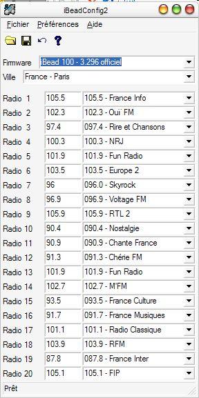 iBeadConfig2 : Set radios easily on the iBead